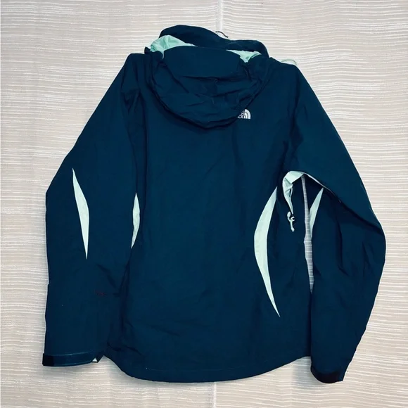 The North Face Women's Navy and Mint Shell Jacket Size XL - Picture 3 of 11